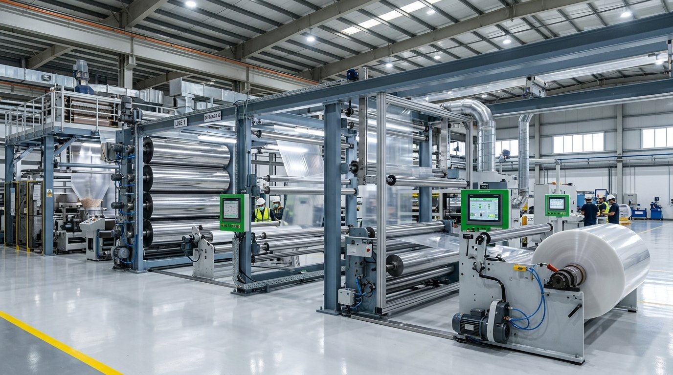 High-Speed Industrial Film Extrusion Production Line